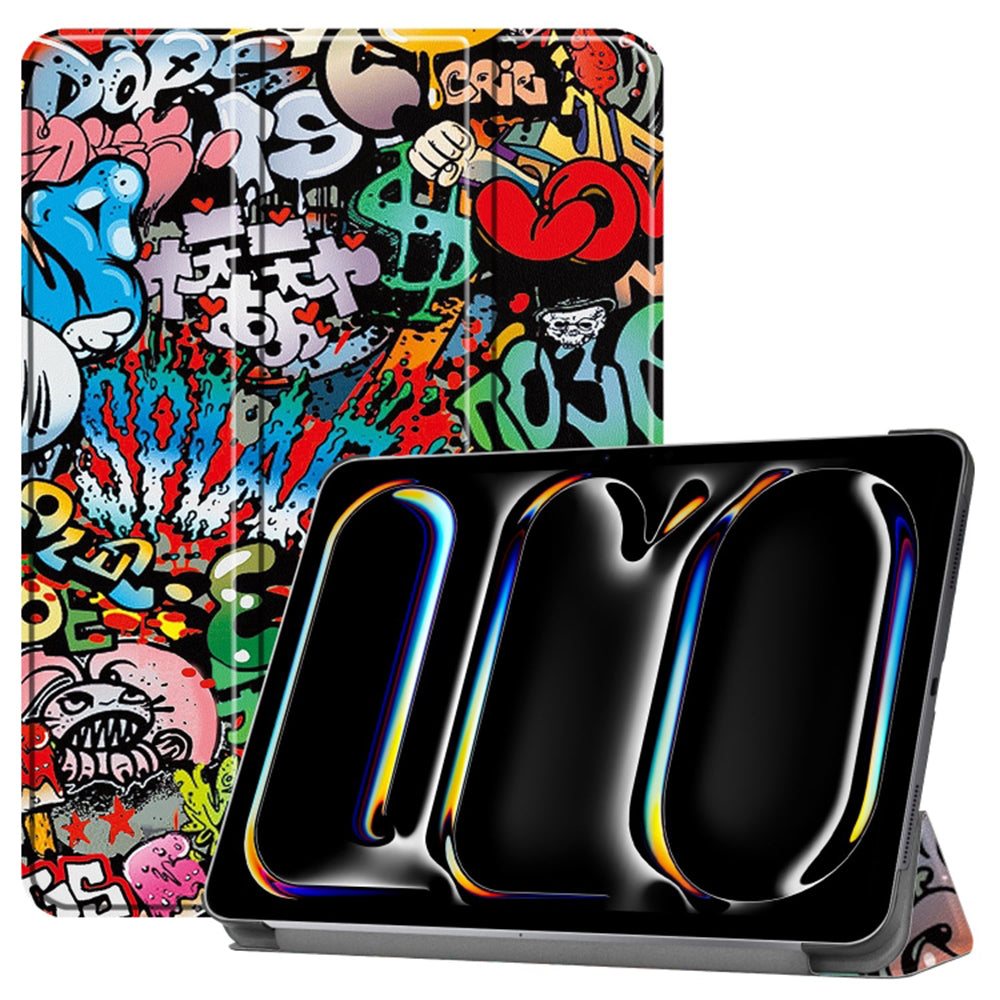 Калъф за Apple iPad Pro 13 (2024), Techsuit, FoldPro Urban Vibe, Многоцветен