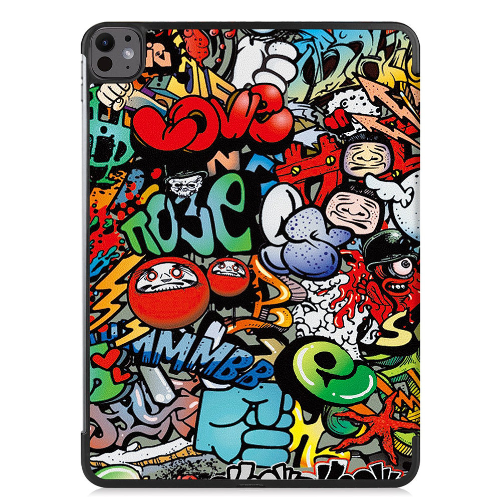 Калъф за Apple iPad Pro 13 (2024), Techsuit, FoldPro Urban Vibe, Многоцветен