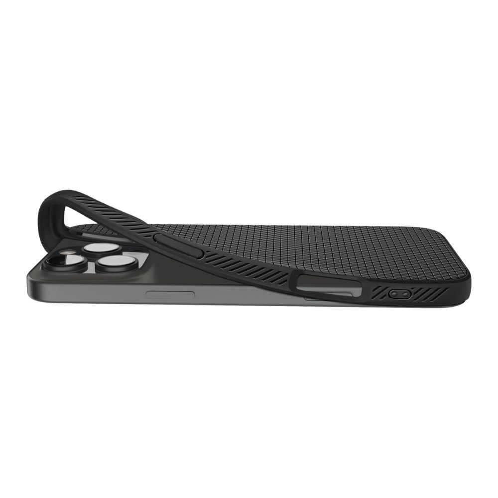 Калъф за Apple iPhone 16 Pro, Spigen, Liquid Air, Матово черен ACS08117