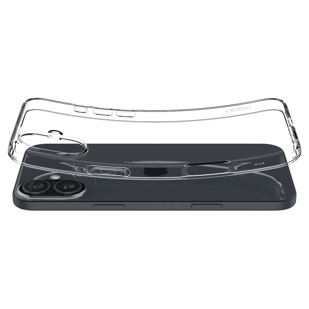 Калъф за Apple iPhone 16 Plus, Spigen, Течен кристал, Прозрачен ACS08064