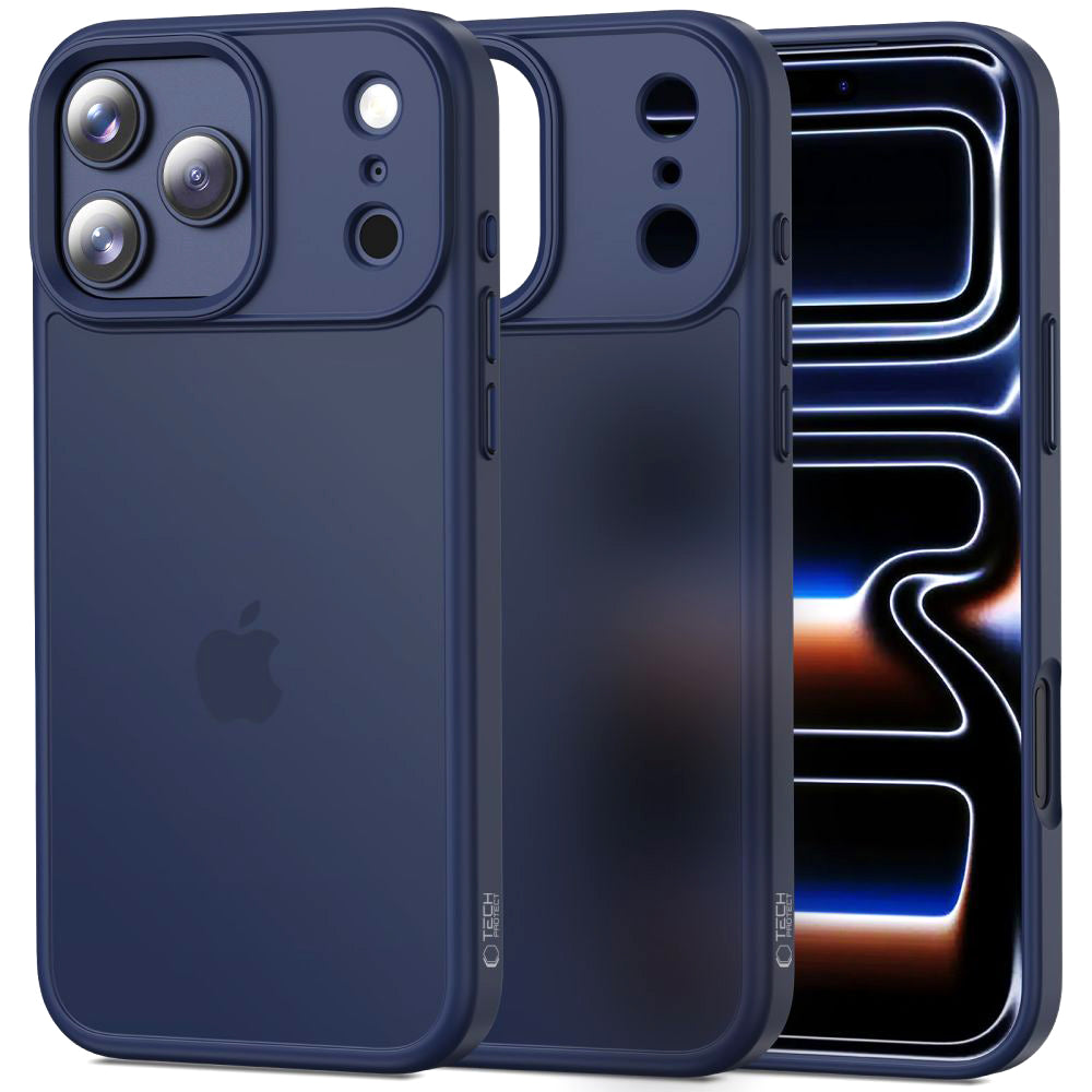 Калъф за Apple iPhone 17 Pro, Tech-Protect, Magmat, Матово тъмносин