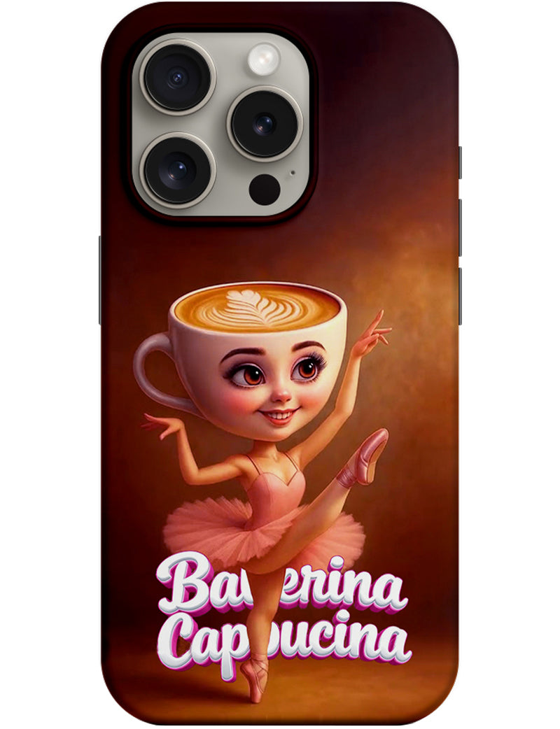 Калъф за Apple iPhone 14 Pro, Perfect Case, Italian Brainrot Ballerina Capuccina, Многоцветен