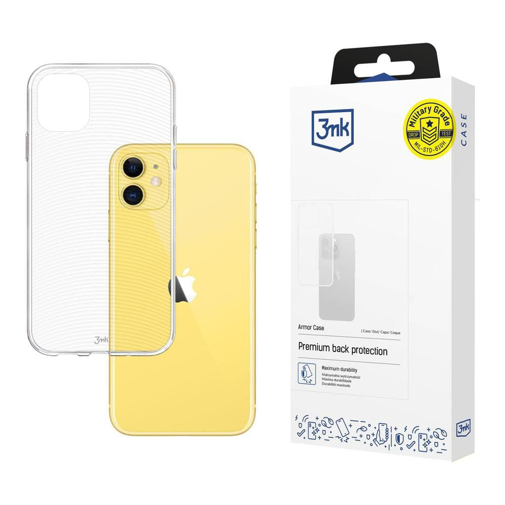Калъф за Apple iPhone 11, 3MK, Armor, Прозрачен