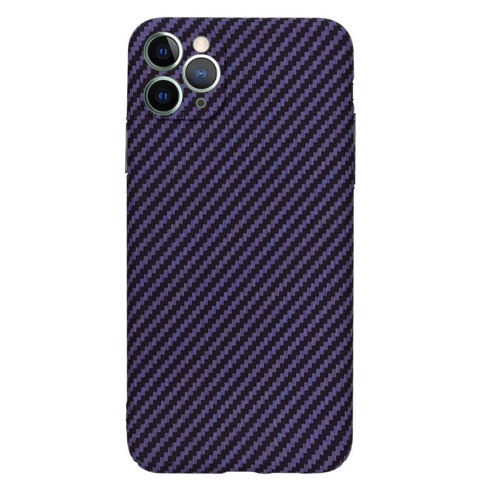 Калъф за Apple iPhone 11 Pro Max, Techsuit, Carbonite FiberShell, Лилав