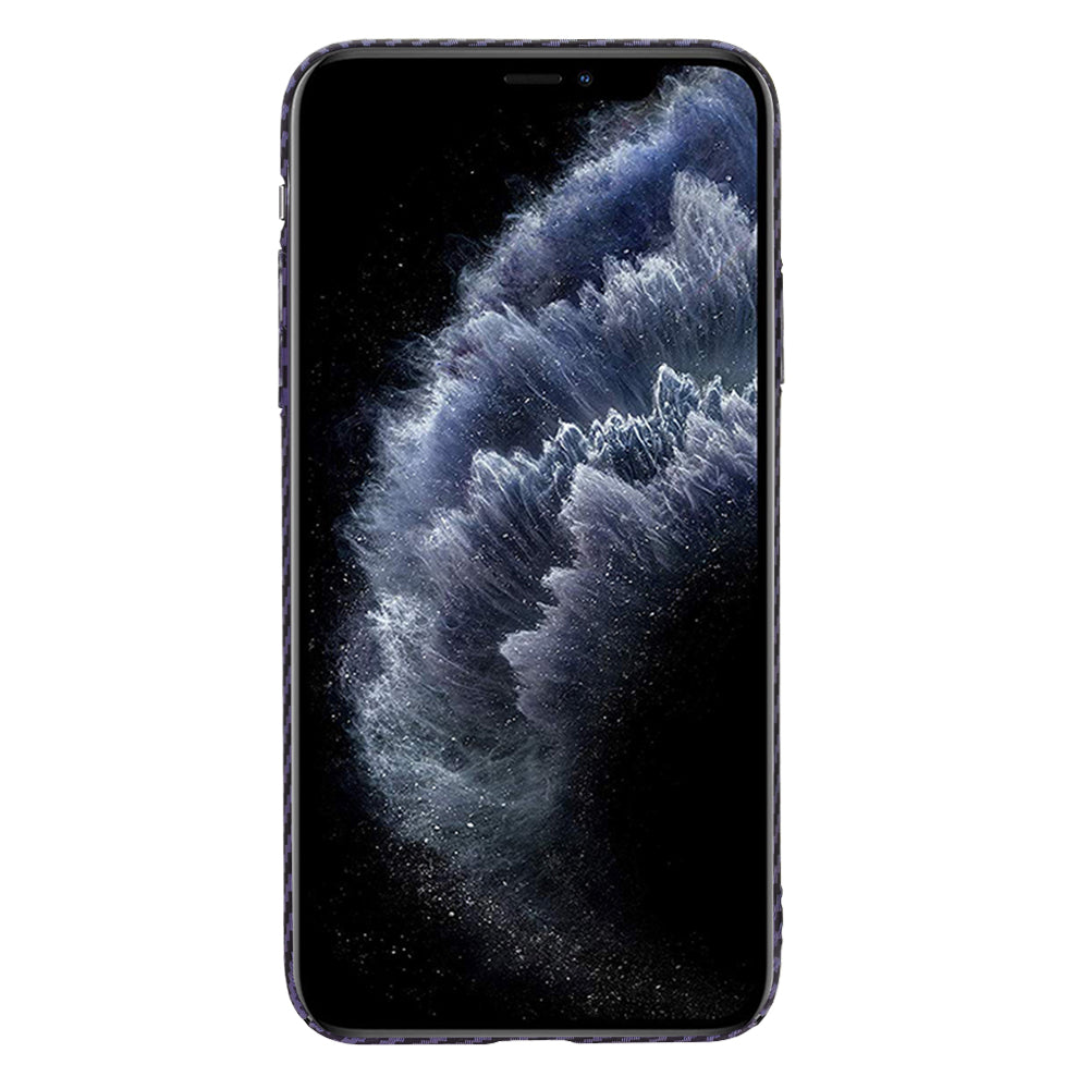 Калъф за Apple iPhone 11 Pro Max, Techsuit, Carbonite FiberShell, Лилав