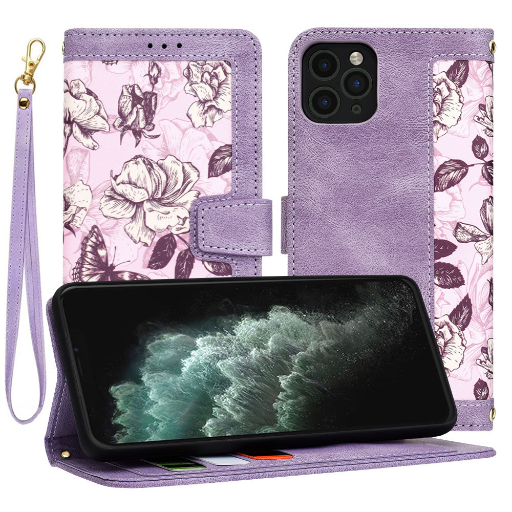 Калъф за Apple iPhone 11 Pro Max, Techsuit, FlipCraft, Лилав