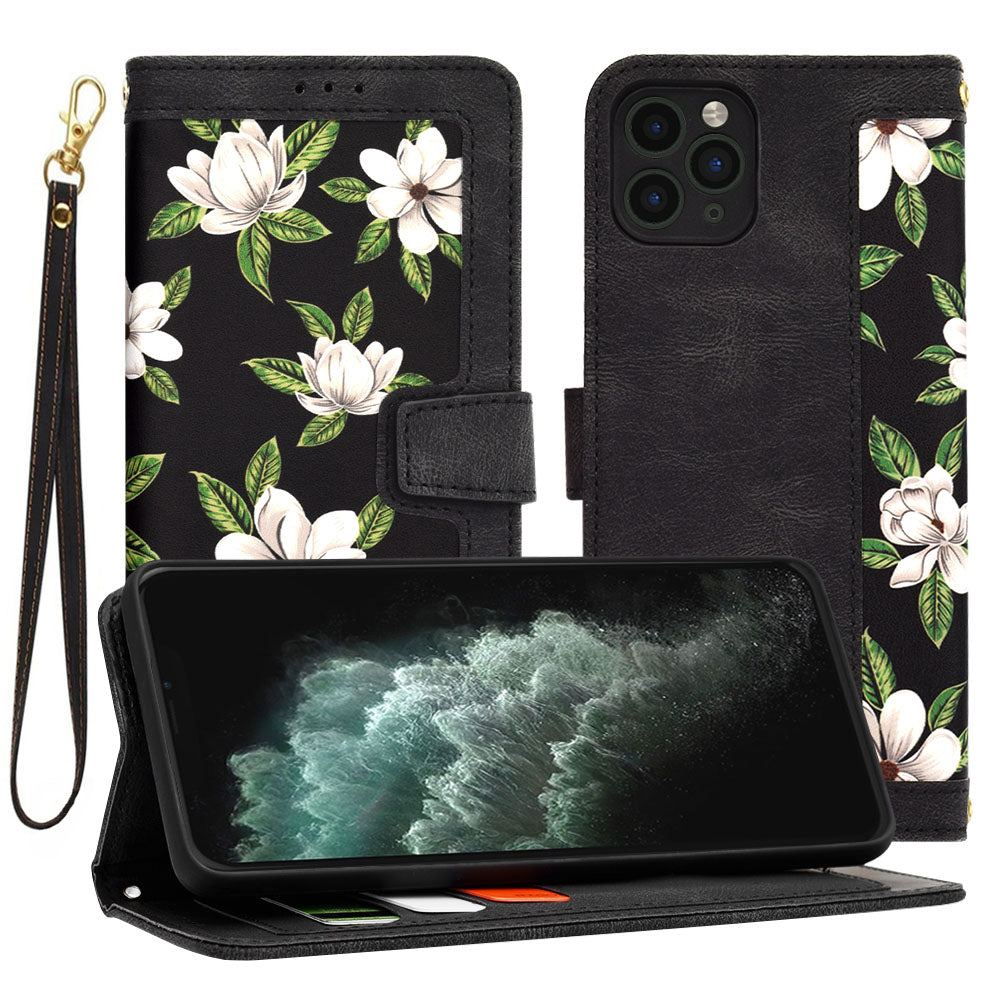 Калъф за Apple iPhone 11 Pro Max, Techsuit, FlipCraft, Черен