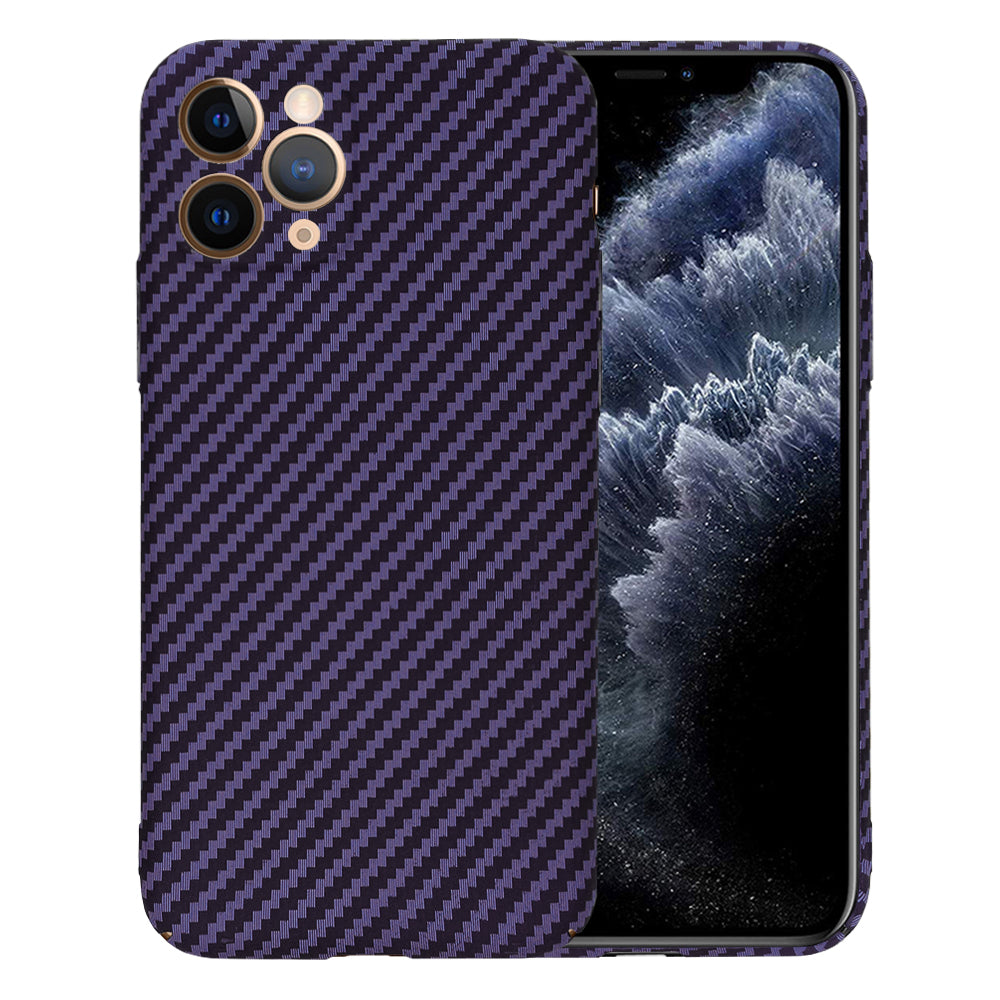 Калъф за Apple iPhone 11 Pro, Techsuit, Carbonite FiberShell, Лилав