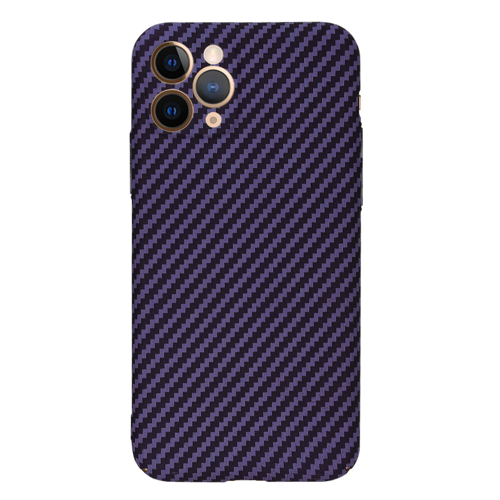 Калъф за Apple iPhone 11 Pro, Techsuit, Carbonite FiberShell, Лилав