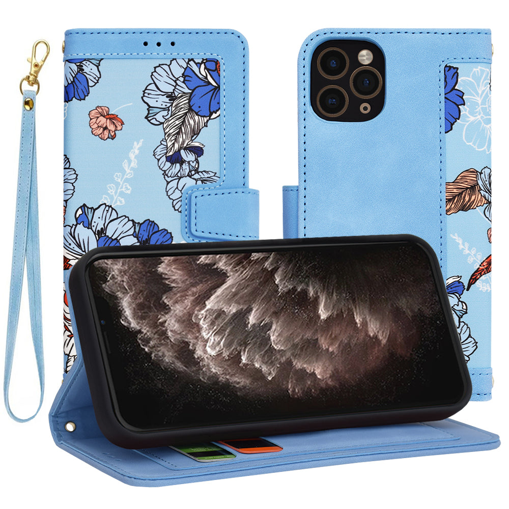 Калъф за Apple iPhone 11 Pro, Techsuit, FlipCraft, Син