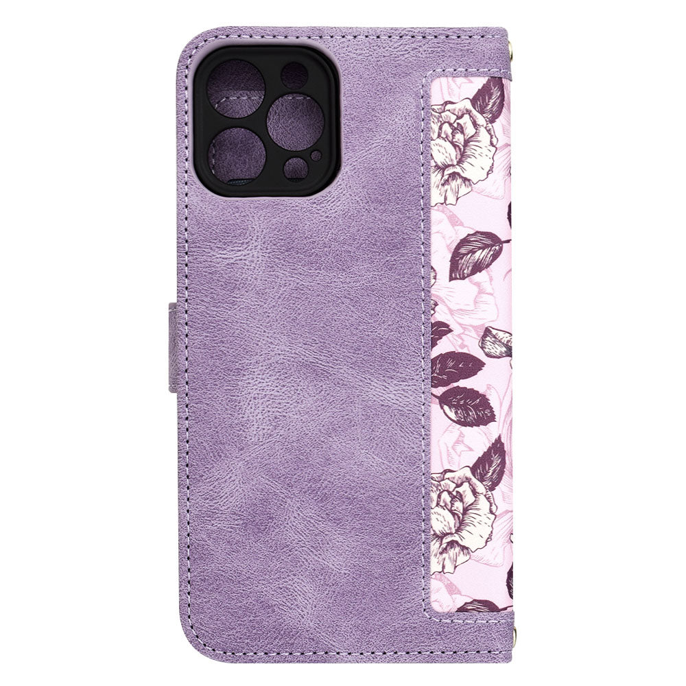 Калъф за Apple iPhone 12 Pro Max, Techsuit, FlipCraft, Лилав