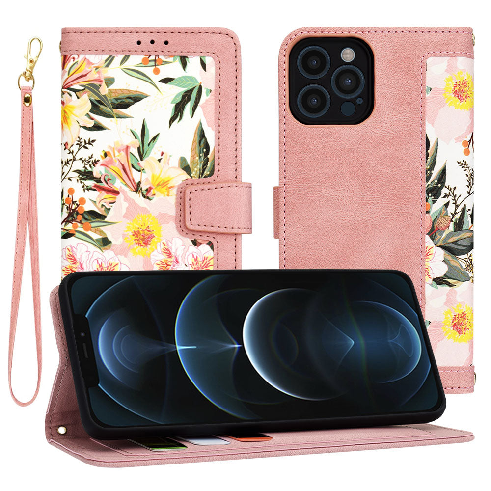 Калъф за Apple iPhone 12 Pro Max, Techsuit, FlipCraft, Розов