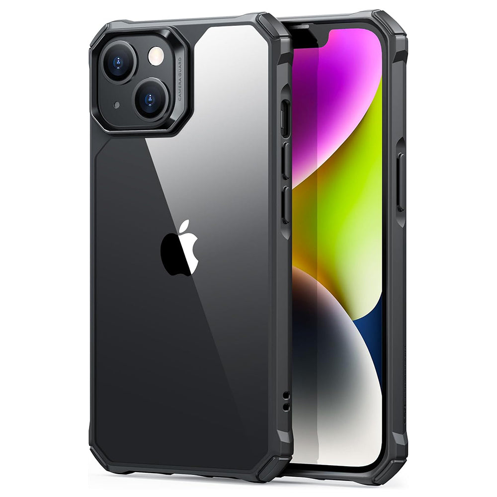 Калъф за Apple iPhone 14 / 13, ESR, Air Armor, Черен прозрачен