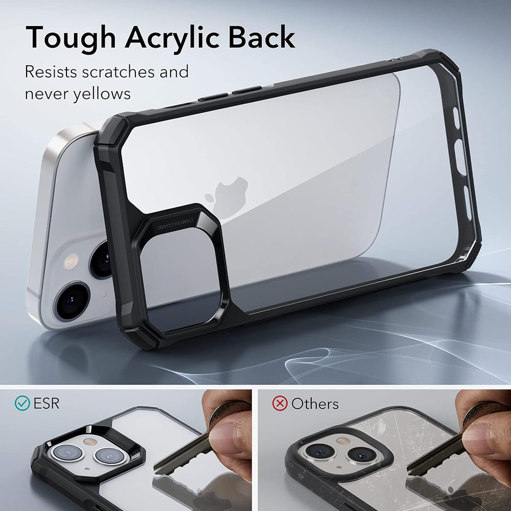Калъф за Apple iPhone 14 / 13, ESR, Air Armor, Черен прозрачен