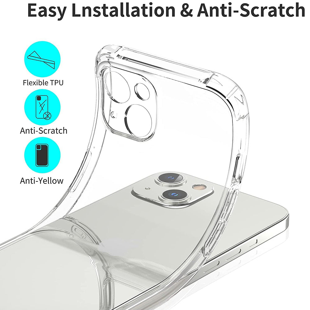 Калъф за Apple iPhone 13 mini, Techsuit, Shockproof Clear, Прозрачен