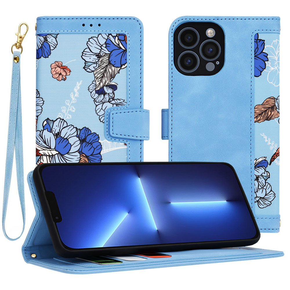 Калъф за Apple iPhone 13 Pro Max, Techsuit, FlipCraft, Bleu