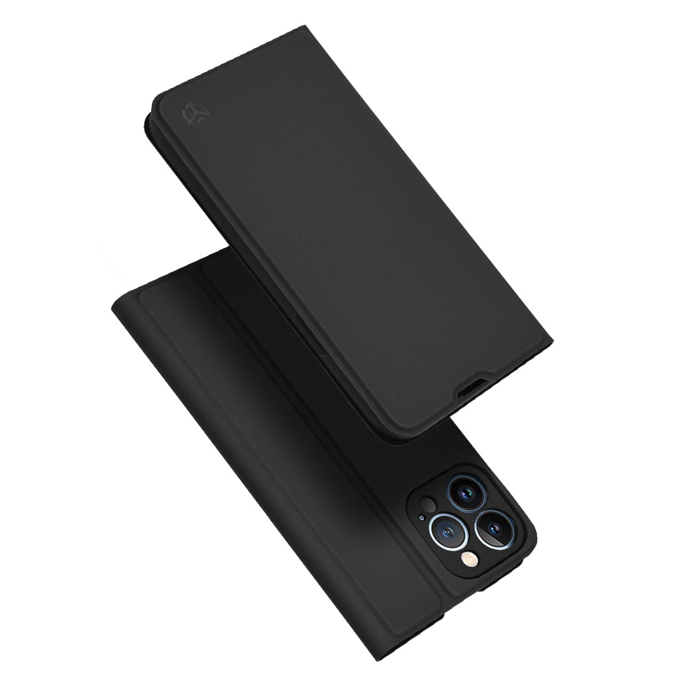 Калъф за Apple iPhone 13 Pro Max, Techsuit, Magskin Book, Черен