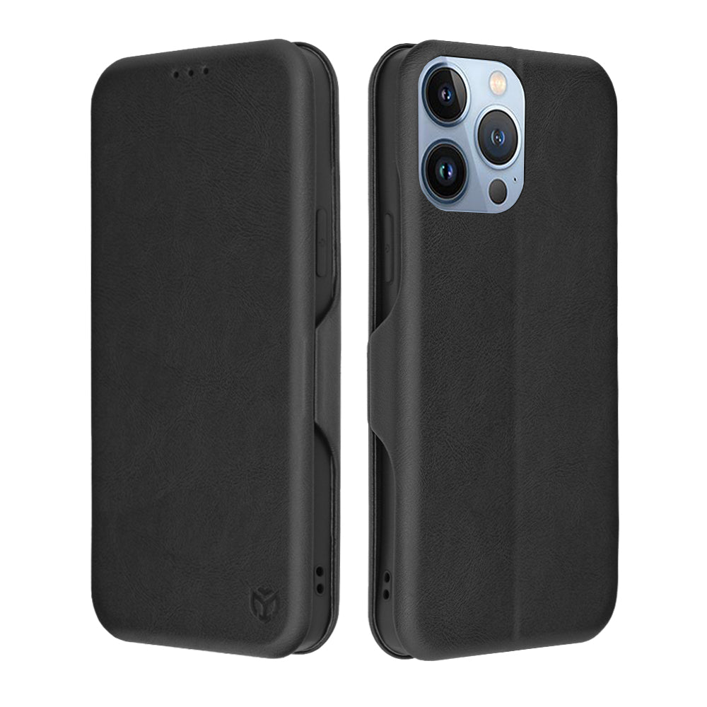 Калъф за Apple iPhone 13 Pro Max, Techsuit, Safe Wallet Plus, Черен