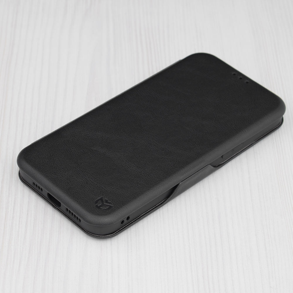 Калъф за Apple iPhone 13 Pro Max, Techsuit, Safe Wallet Plus, Черен
