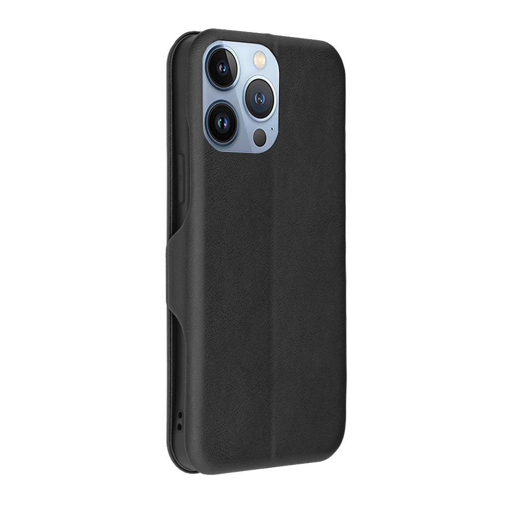 Калъф за Apple iPhone 13 Pro Max, Techsuit, Safe Wallet Plus, Черен