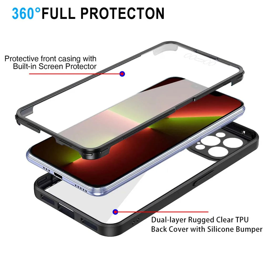 Калъф за Apple iPhone 13 Pro, Techsuit, ColorVerse 360, Розов