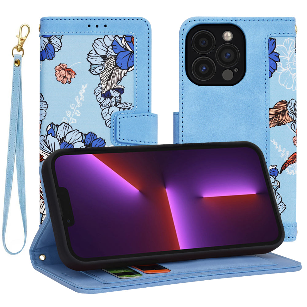 Калъф за Apple iPhone 13 Pro, Techsuit, FlipCraft, Bleu