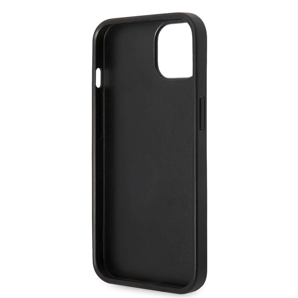 Калъф за Apple iPhone 14, Karl Lagerfeld, Saffiano Choupette's Head, Сребрист