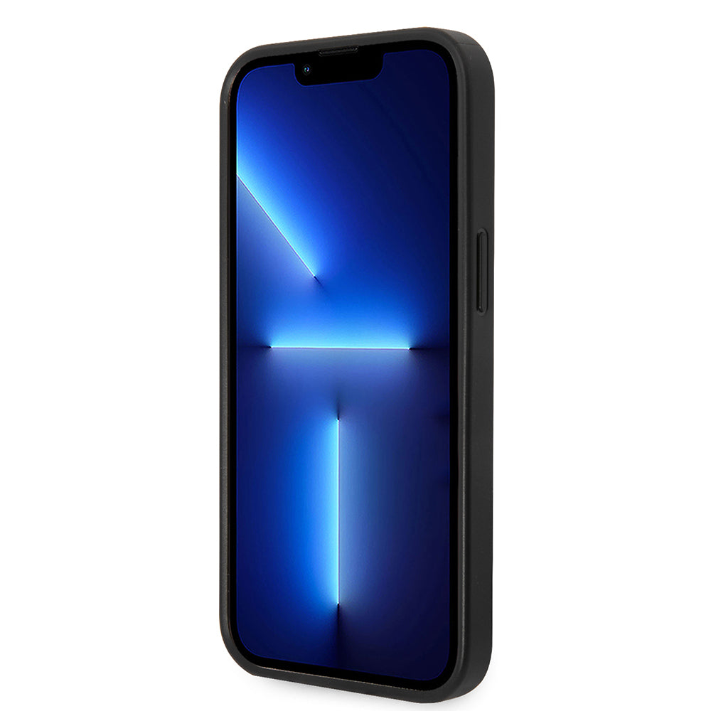 Калъф за Apple iPhone 14, Karl Lagerfeld, Saffiano Choupette's Head, Сребрист