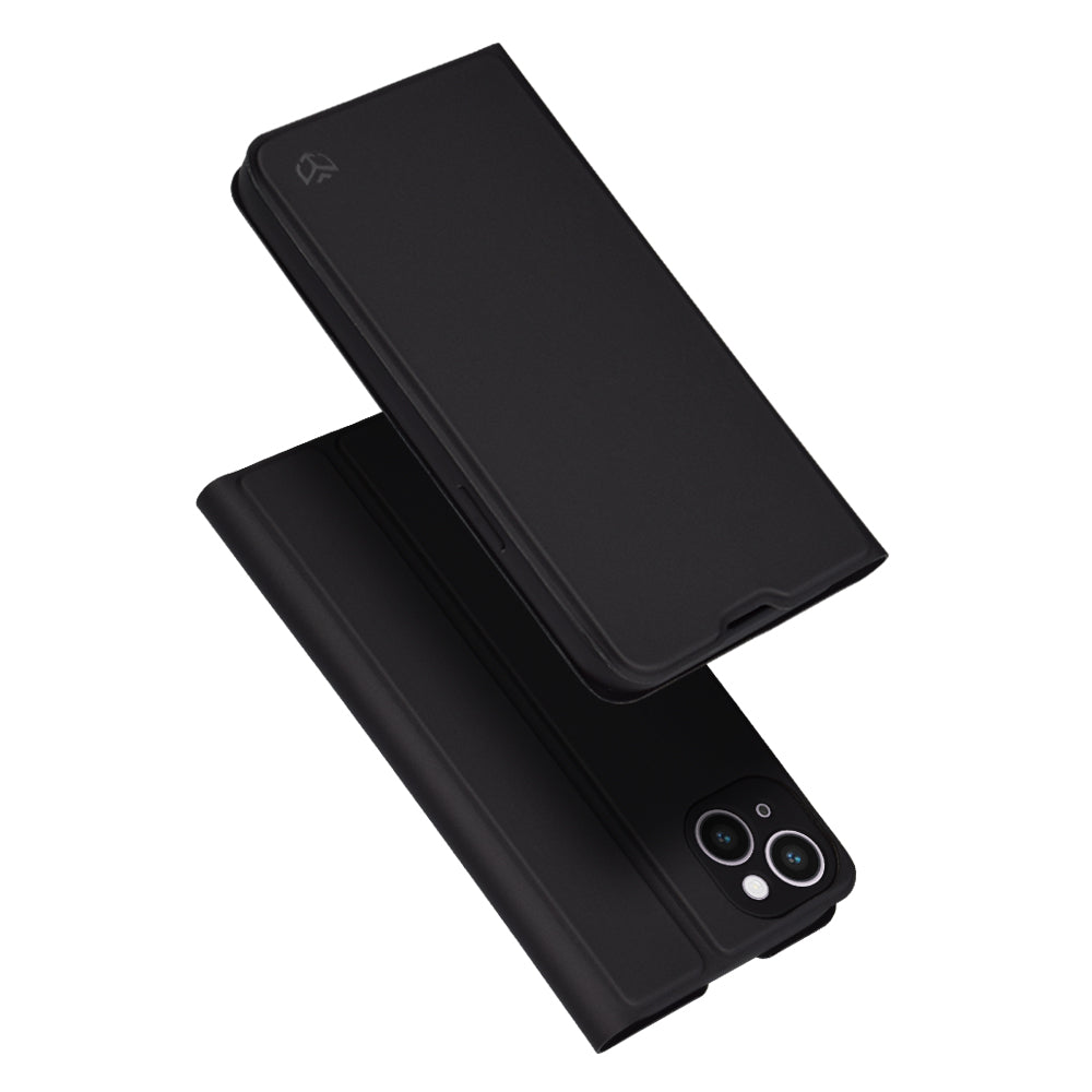 Калъф за Apple iPhone 14 Plus, Techsuit, Magskin Book, Черен