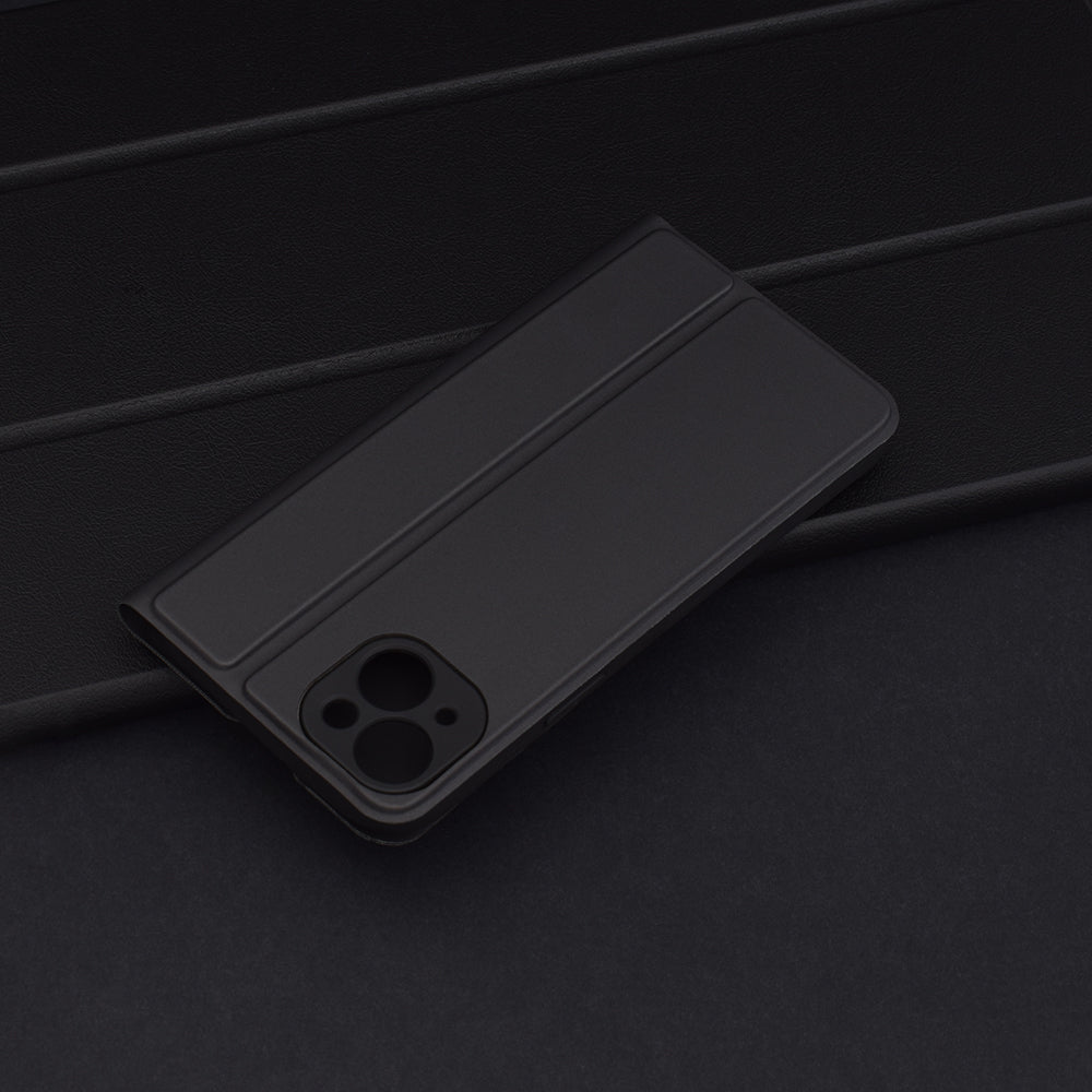 Калъф за Apple iPhone 14 Plus, Techsuit, Magskin Book, Черен