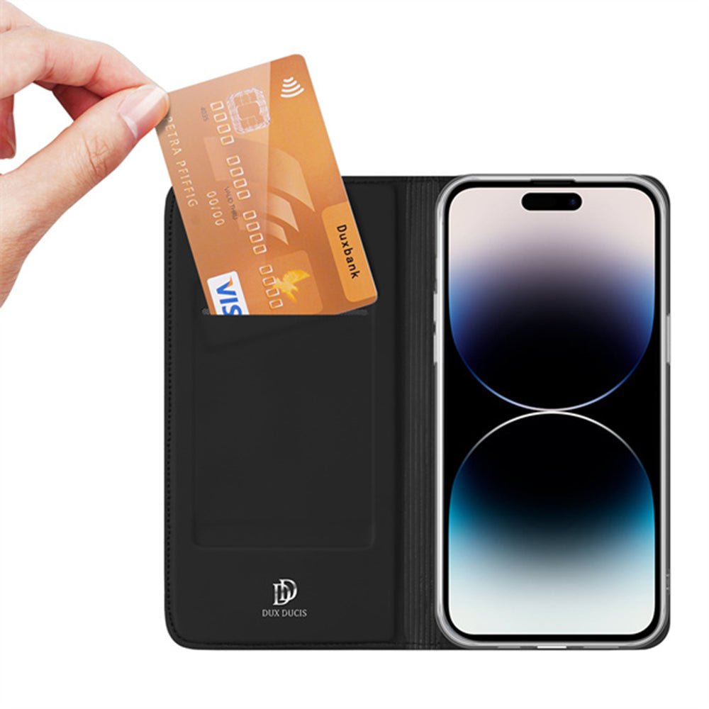 Калъф за Apple iPhone 14 Pro, DUX DUCIS, Skin Pro, Черен