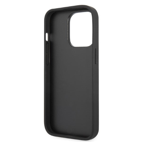 Калъф за Apple iPhone 14 Pro, Karl Lagerfeld, Glitter Choupette Patch, Сребрист