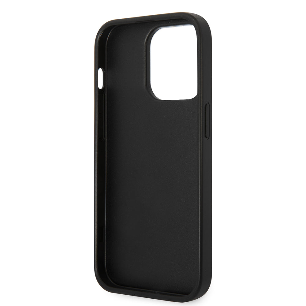 Калъф за Apple iPhone 14 Pro Max, Karl Lagerfeld, Saffiano Choupette's Head, Черен
