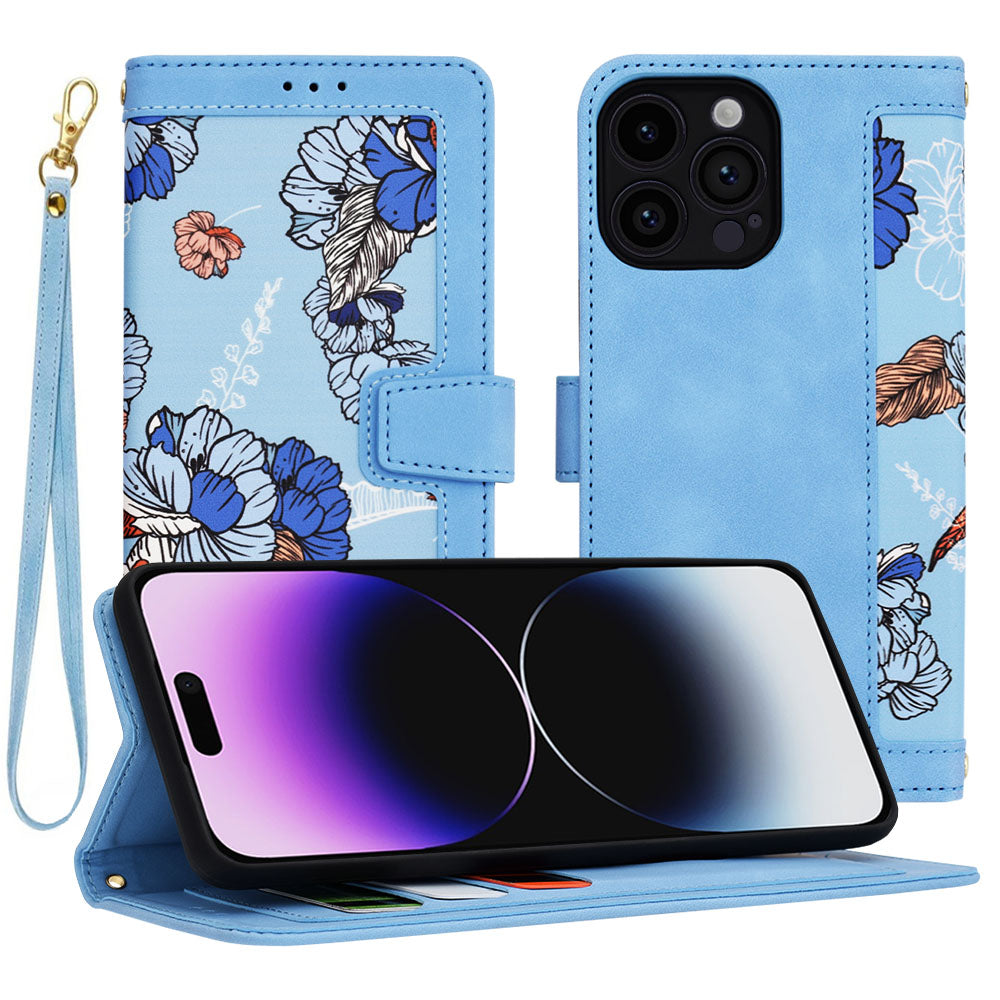 Калъф за Apple iPhone 14 Pro Max, Techsuit, FlipCraft, Bleu