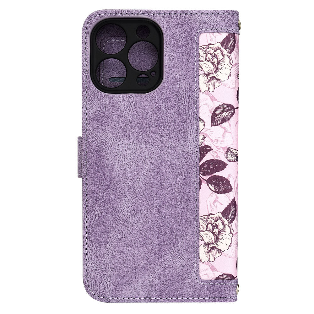 Калъф за Apple iPhone 14 Pro Max, Techsuit, FlipCraft, Лилав