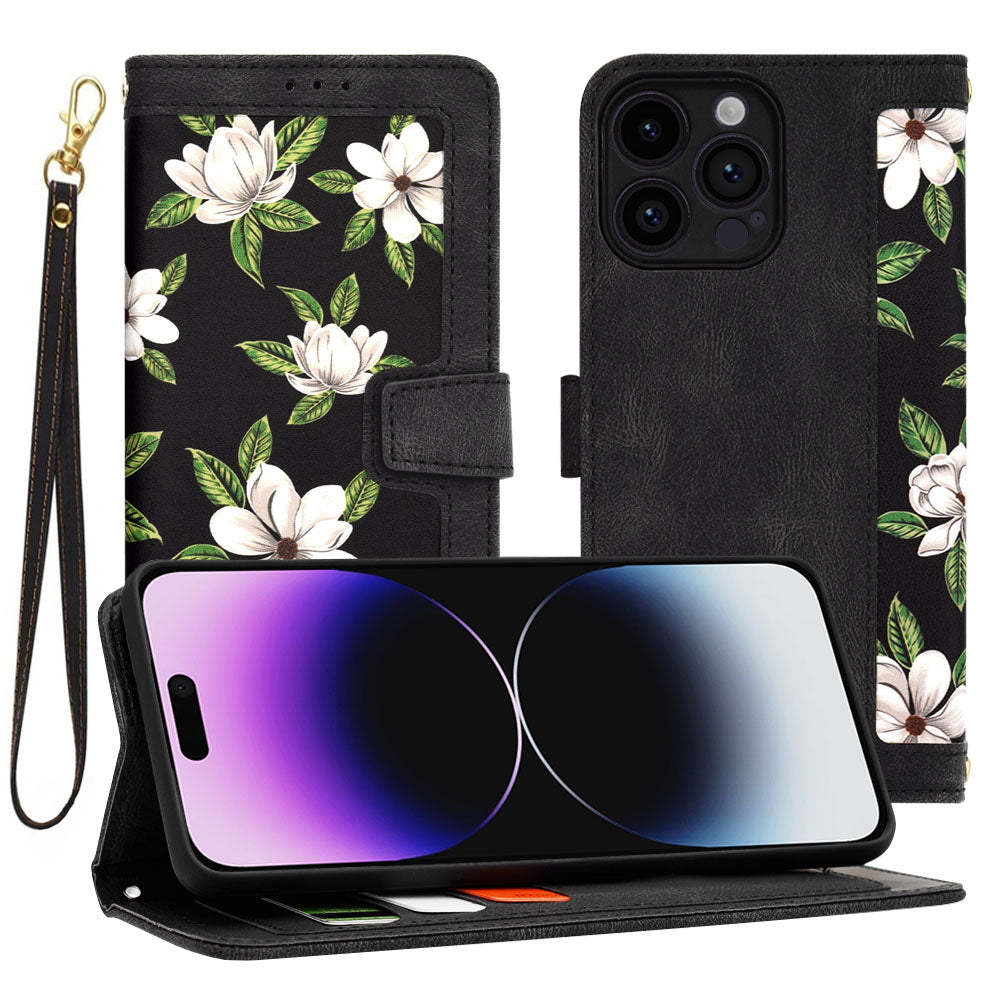 Калъф за Apple iPhone 14 Pro Max, Techsuit, FlipCraft, Черен