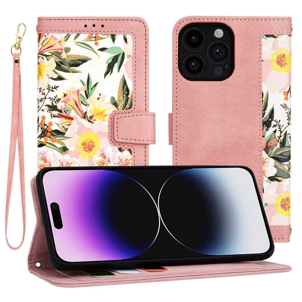 Калъф за Apple iPhone 14 Pro Max, Techsuit, FlipCraft, Розов