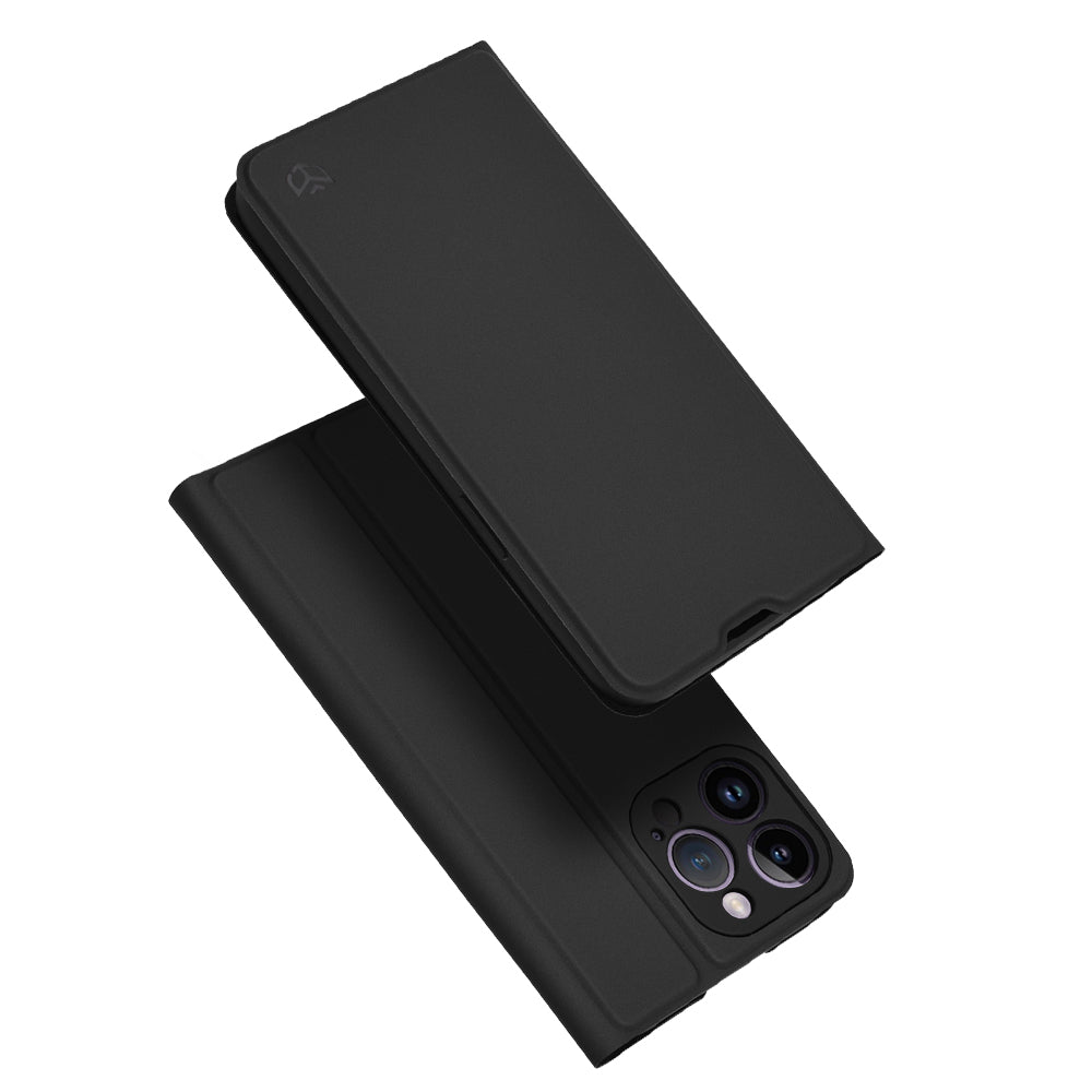 Калъф за Apple iPhone 14 Pro Max, Techsuit, Magskin Book, Черен