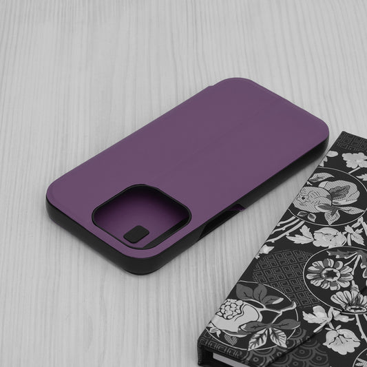 Калъф за Apple iPhone 14 Pro, Techsuit, eFold, лилав