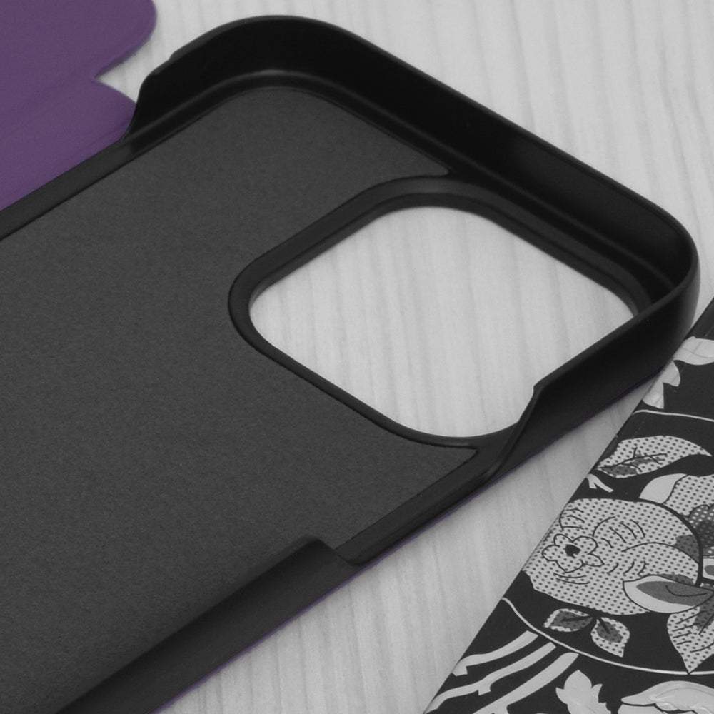 Калъф за Apple iPhone 14 Pro, Techsuit, eFold, лилав