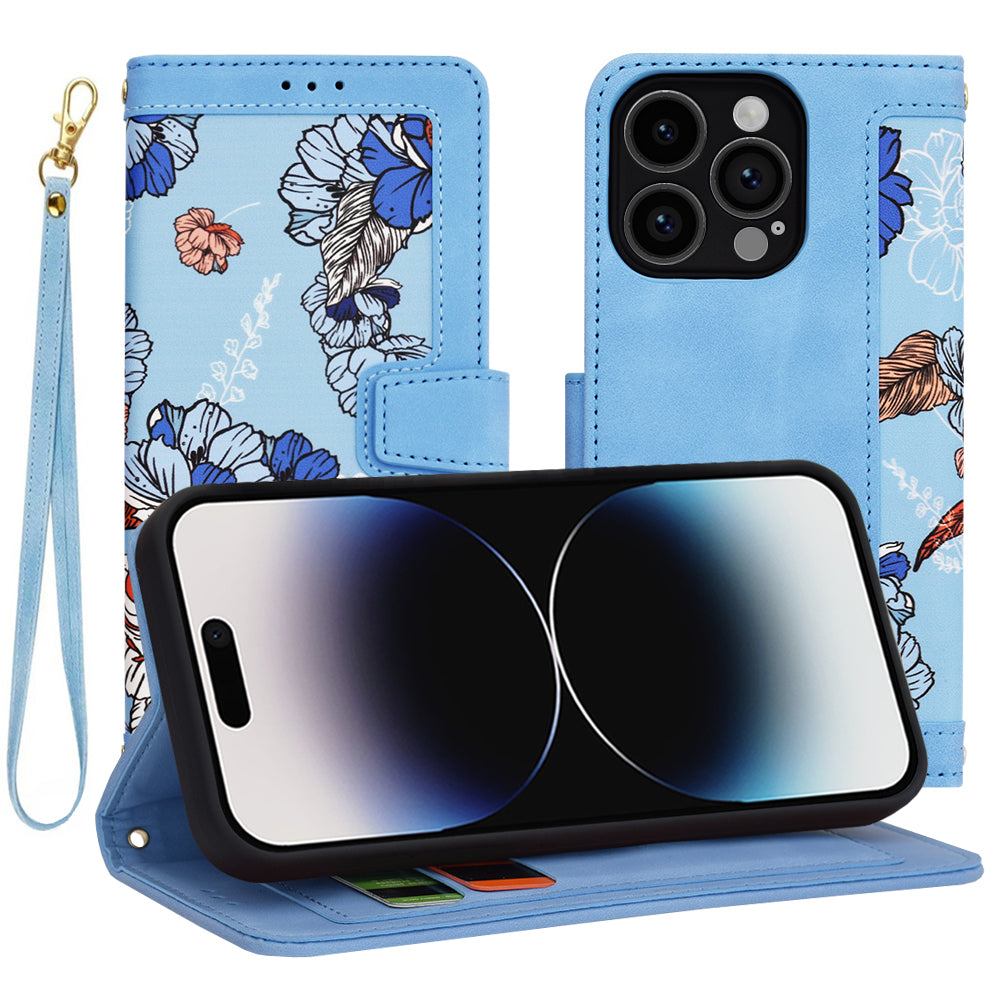 Калъф за Apple iPhone 14 Pro, Techsuit, FlipCraft, Bleu