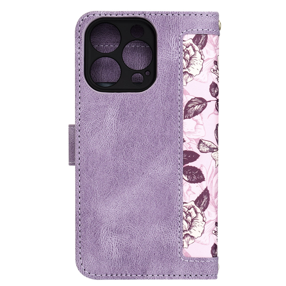 Калъф за Apple iPhone 14 Pro, Techsuit, FlipCraft, Лилав