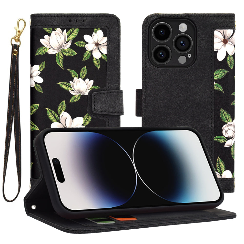 Калъф за Apple iPhone 14 Pro, Techsuit, FlipCraft, Черен