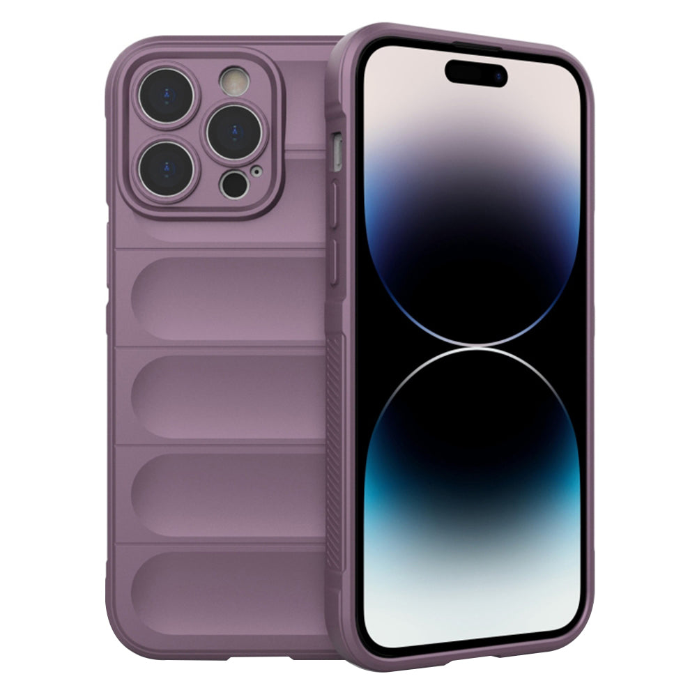 Калъф за Apple iPhone 14 Pro, Techsuit, Magic Shield, Лилав