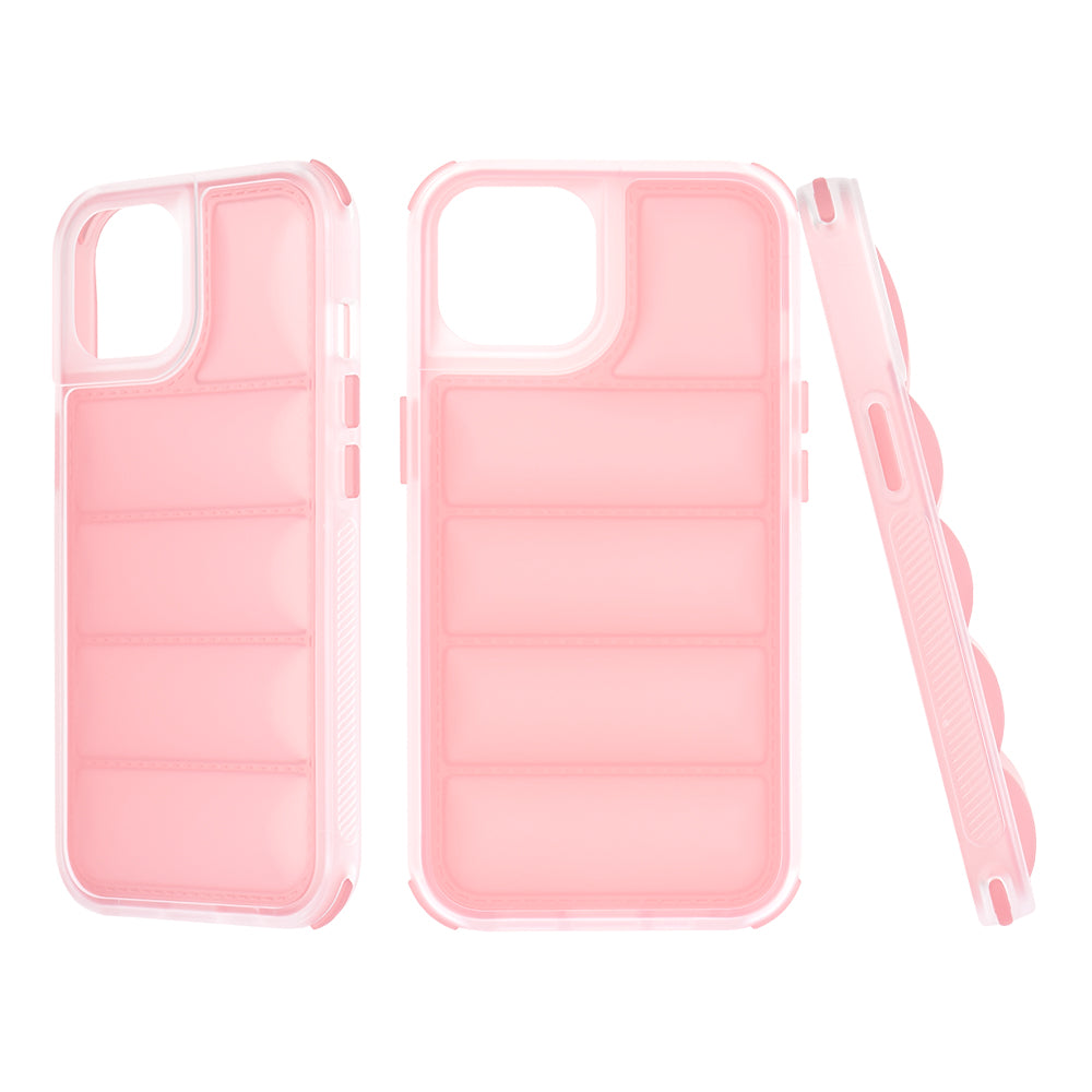 Калъф за Apple iPhone 14, Techsuit, Wave Shield, Розов
