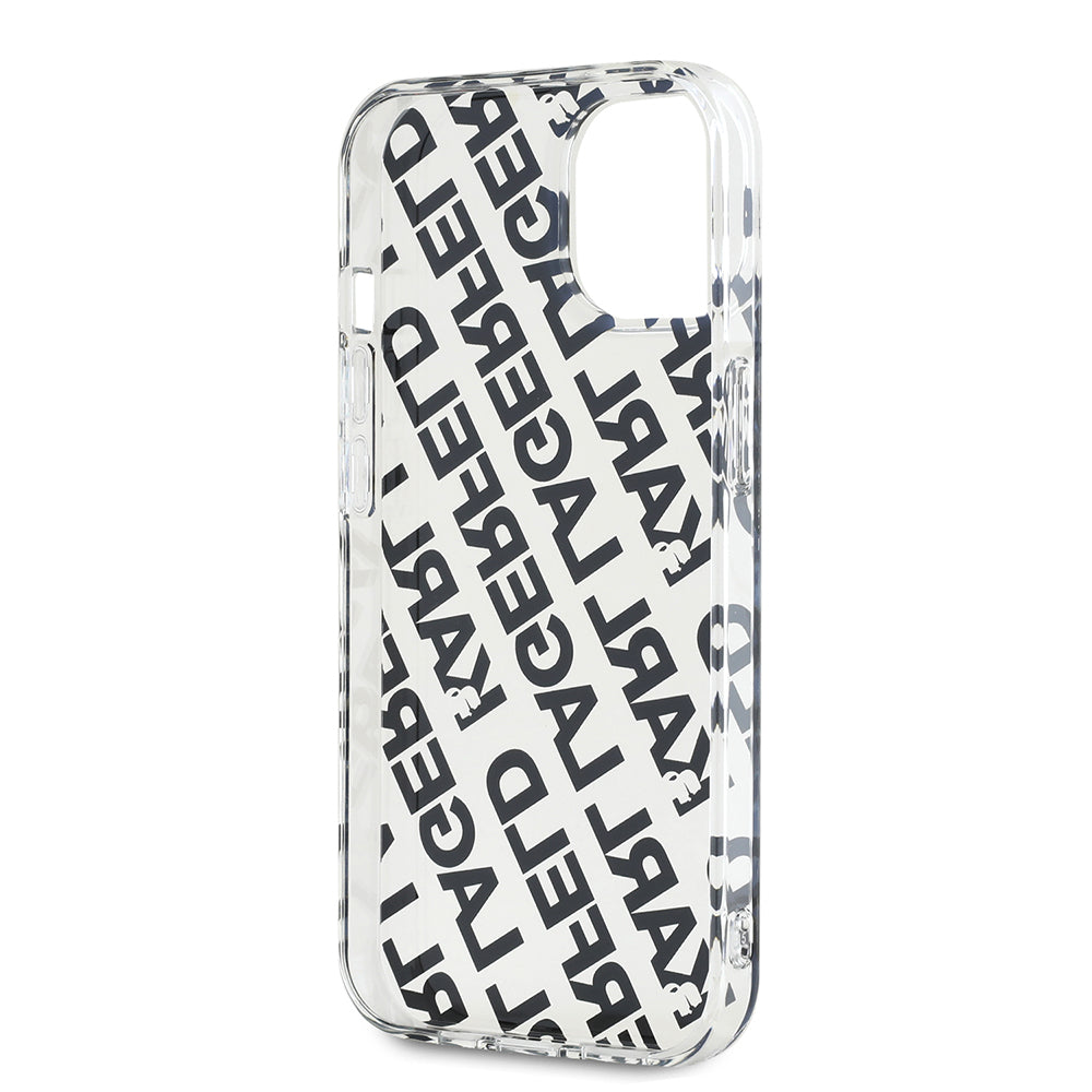 Калъф за Apple iPhone 15, Karl Lagerfeld, IML Luxury Gold Fullover Logo, Златист