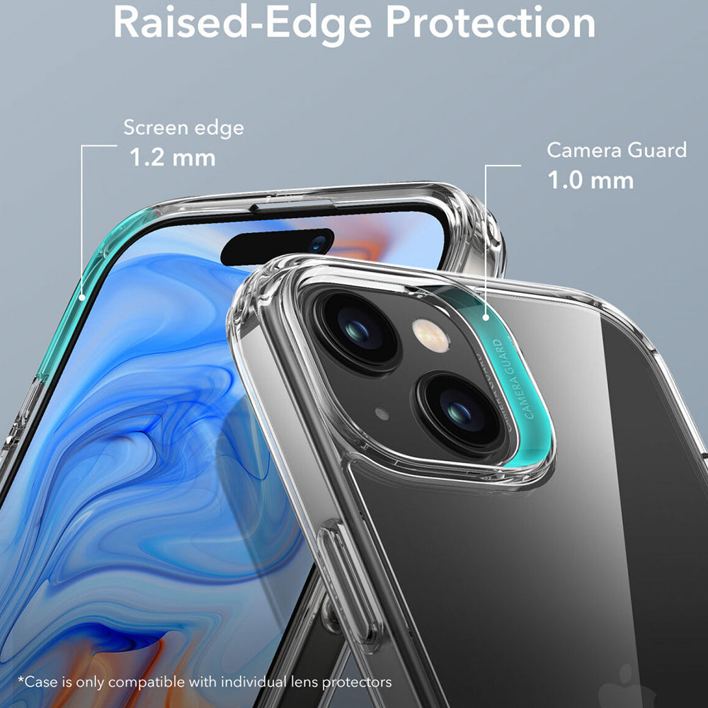 Калъф за Apple iPhone 15 Plus, ESR, Air Shield Boost Kickstand, Прозрачен