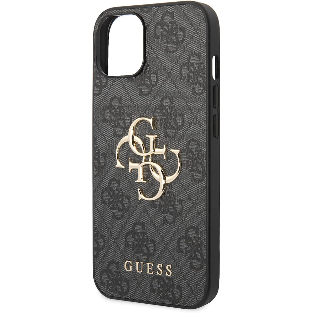 Калъф за Apple iPhone 15 Plus, Guess, 4G Big Logo, Сив