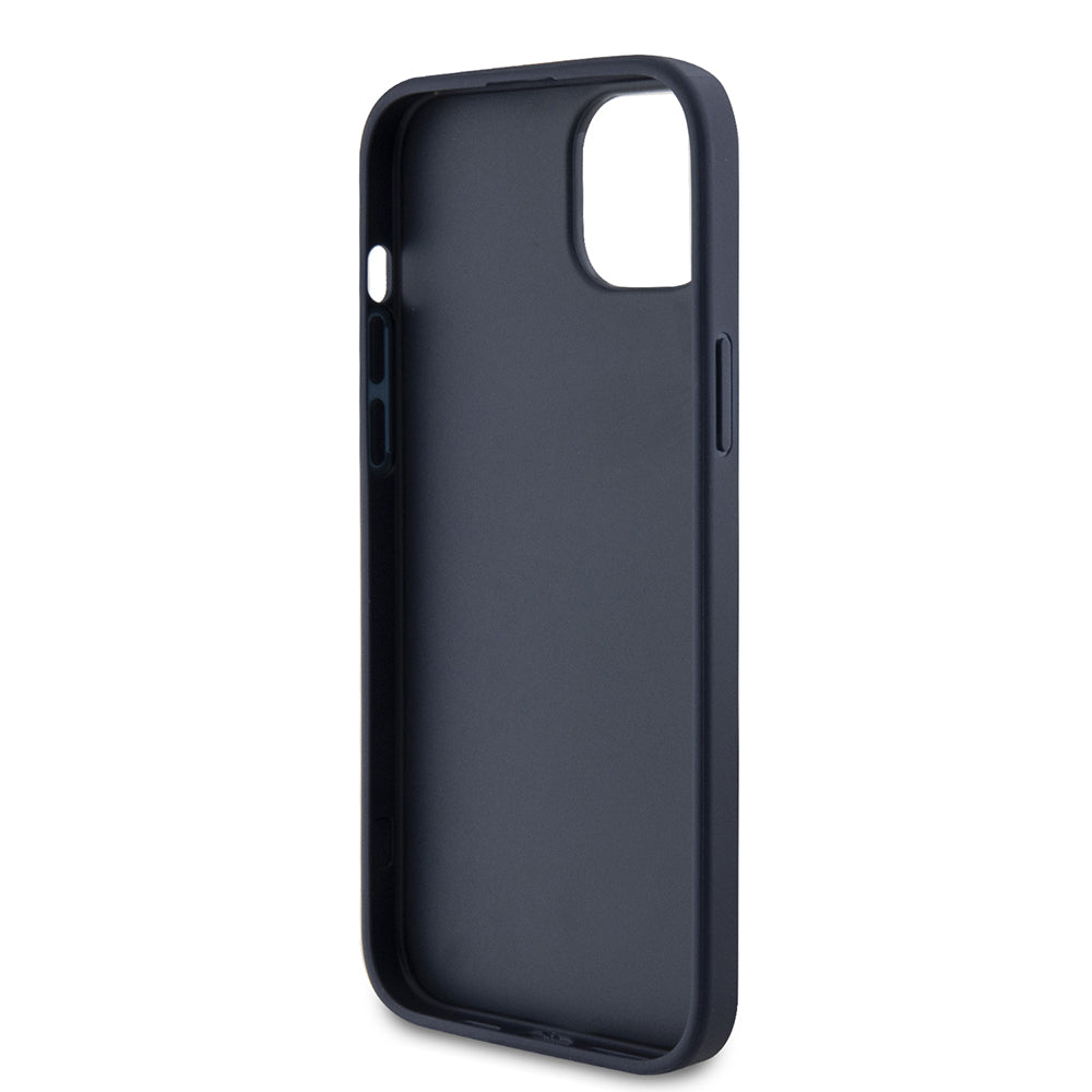 Case for Apple iPhone 15 Plus, Guess, 4G Triangle Logo, Blue