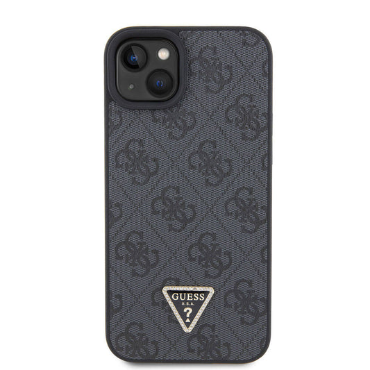 Калъф за Apple iPhone 15 Plus, Guess, Crossbody 4G Metal Logo, Черен